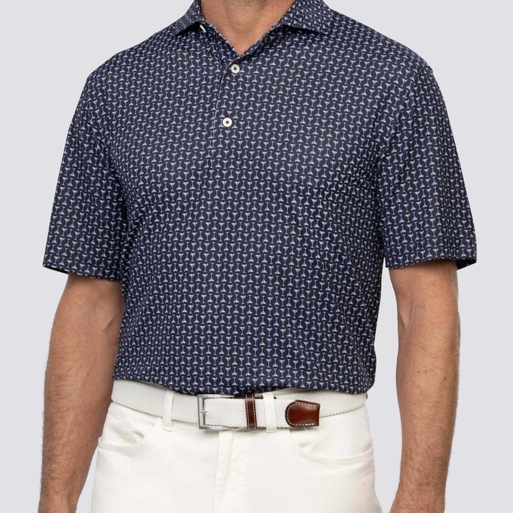 Barron Performance Polo in Classic Martini NWT